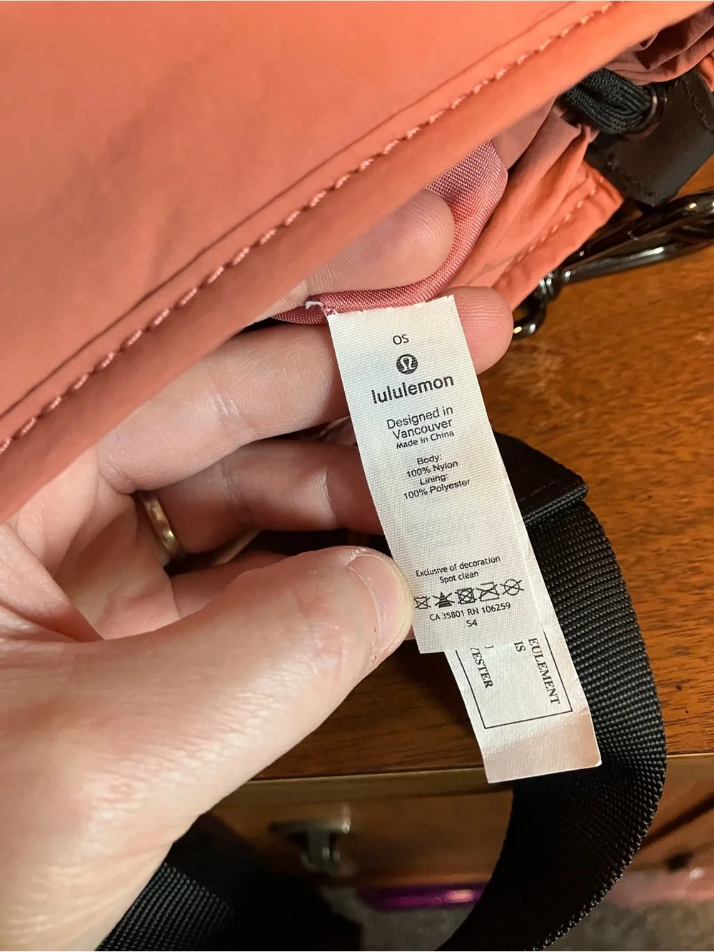 Lululemon Dash All Day Bucket Bag in Copper Clay
